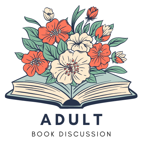 Adult Book Discussion logo