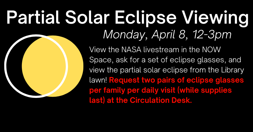 Partial Solar Eclipse viewing slide. 