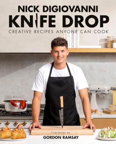 Cookbook Knife Drop by Nick DiGiovanni