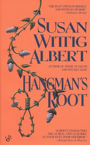 Susan Wittig Albert's Hangman's Root cover