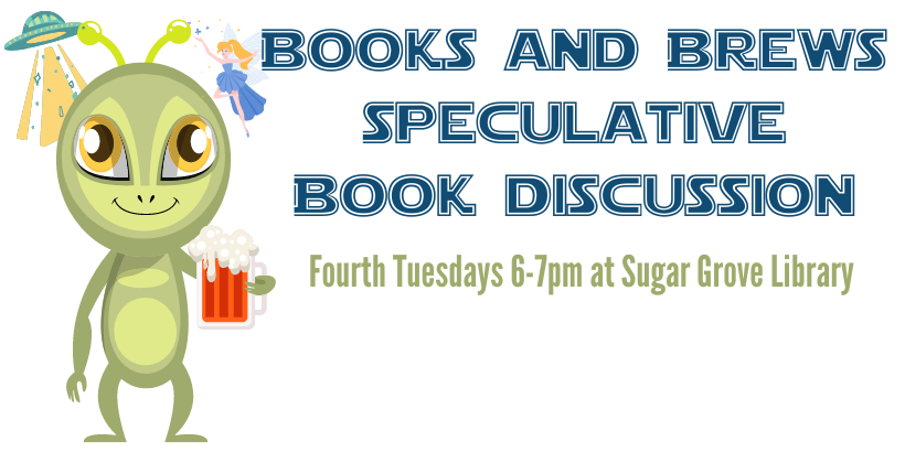 Books and Brews Speculative Fiction Book Discussion logo