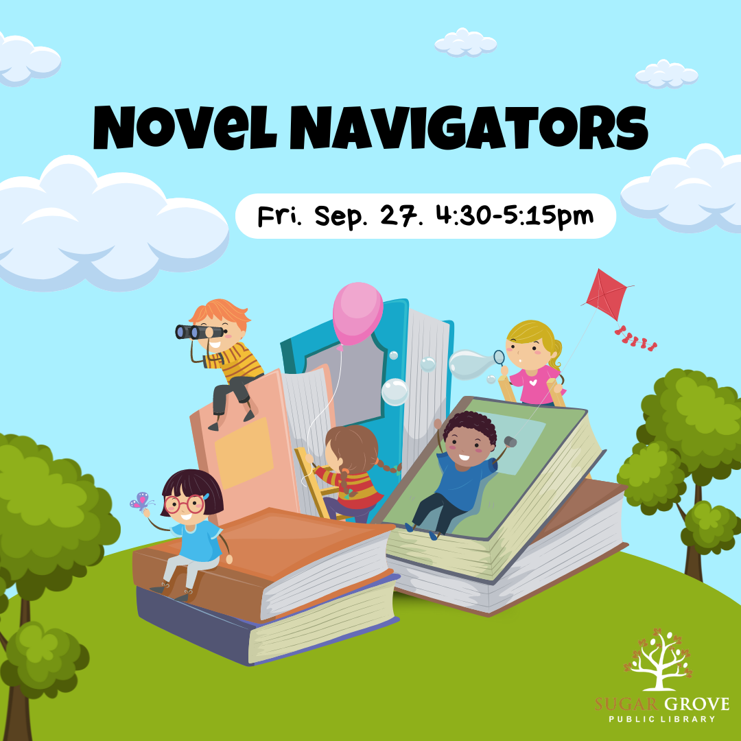 Novel navigators: Fri, Sep 17 4:30-5:15 PM. I Survived the Sinking of the Titanic by Lauren Tarshis.